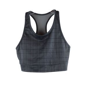 Free Assembly Gray Black Girls Crop Top XL 14-16 030
